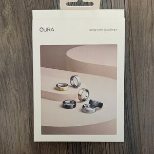 Oura Ring Sizing Set with Gold, Silver, and Black Options